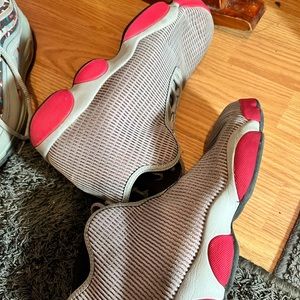 Pink and grey Jordan’s